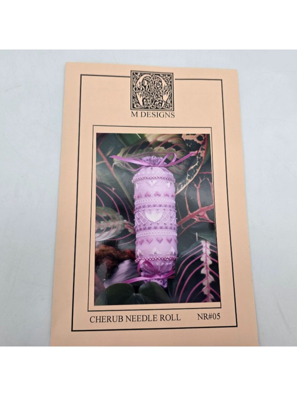 Cherub Needle Roll Cross Stitch Pattern By M Designs NR#05 Vintage